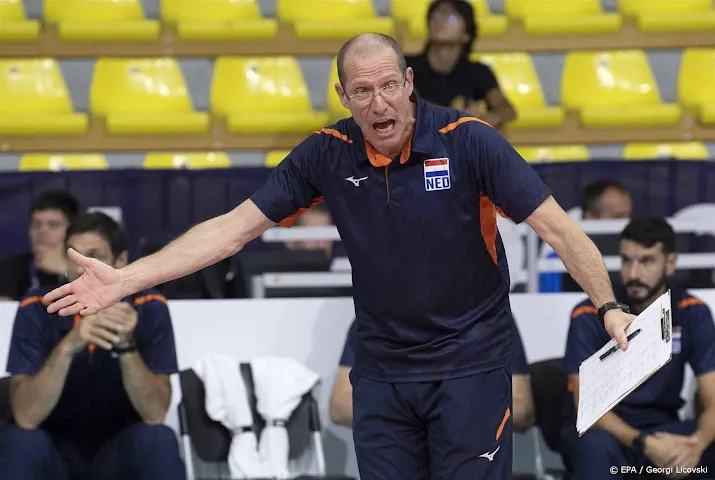 volleyballers sluiten okt af met nederlaag tegen argentinie