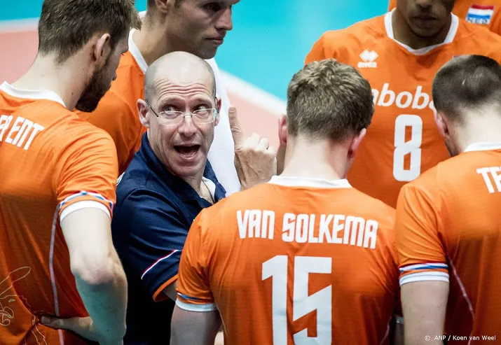 volleyballers winnen opnieuw van zweden in ek kwalificatie