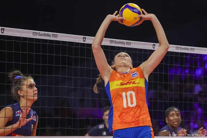 volleybalsters op spelen in poule met italie en turkije