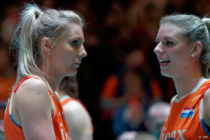 volleybalsters tegen duitsland in halve finales