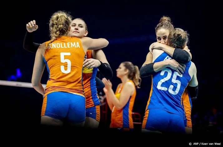 volleybalsters tonen betere vorm ook met winst tegen bulgarije