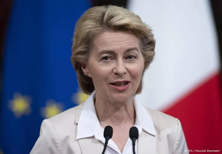 von der leyen langs bij rutte