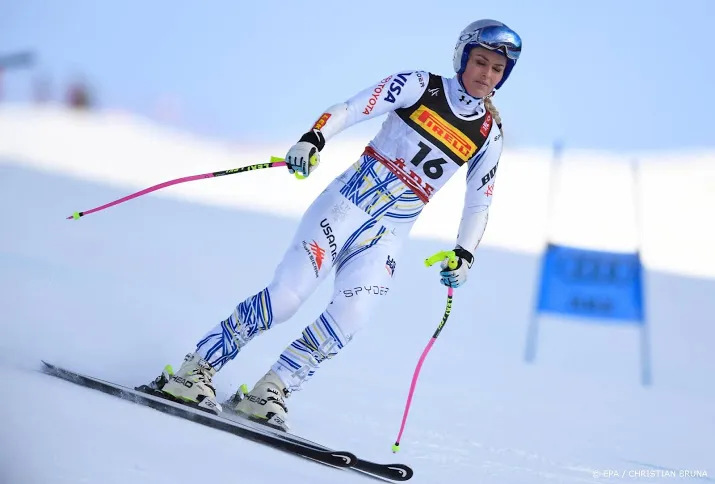 vonn slaat opnieuw training over