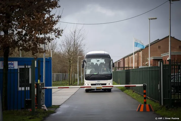 voor tweede nacht op rij minder dan 2000 asielzoekers in ter apel