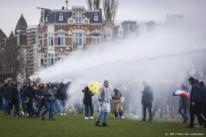 voorlopig geen eigen waterkanonnen voor politie