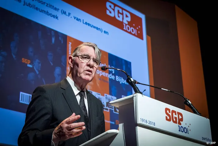 voormalig sgp leider van der vlies overleden