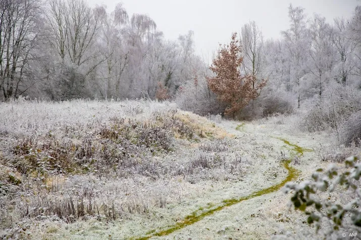 vorst verdrijft zachte lucht mogelijk winterweer dit weekend