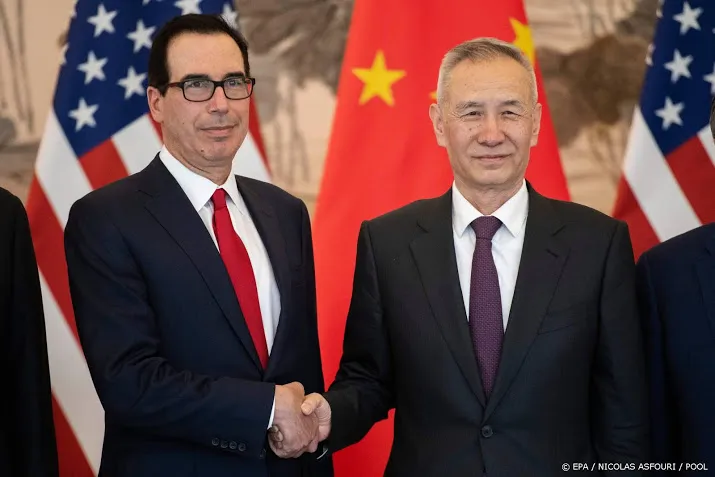 vs en china zijn er op sommige punten al uit