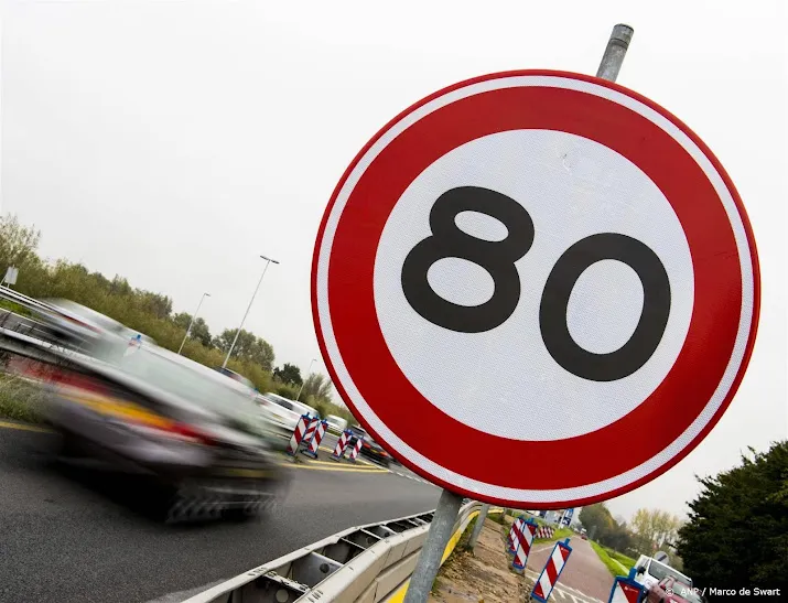 vvn wil snelheid omlaag van 80 naar 60 om ongevallen te voorkomen