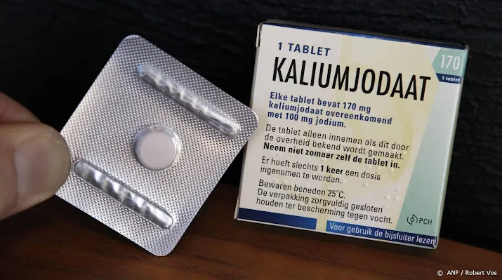 vws maar een doosje jodiumtabletten per klant
