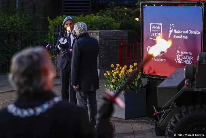 wageningen herdenkt bevrijdingsvuur en digitaal festival