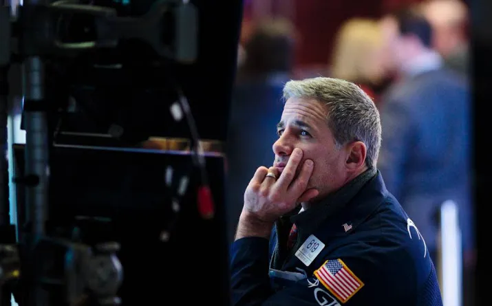 wall street laat wisselend beeld zien