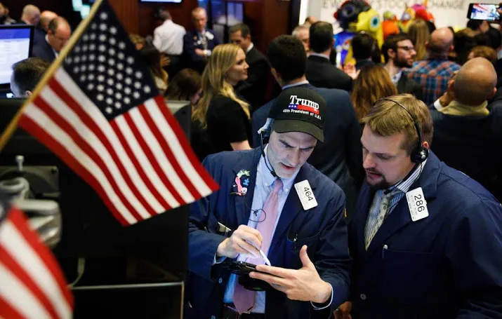 wall street met winst het weekeinde in