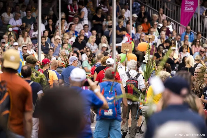 wandelaars uit 77 landen hebben zich ingeschreven voor vierdaagse