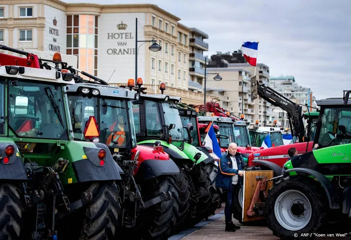 warm onthaal protestboeren in noordwijk