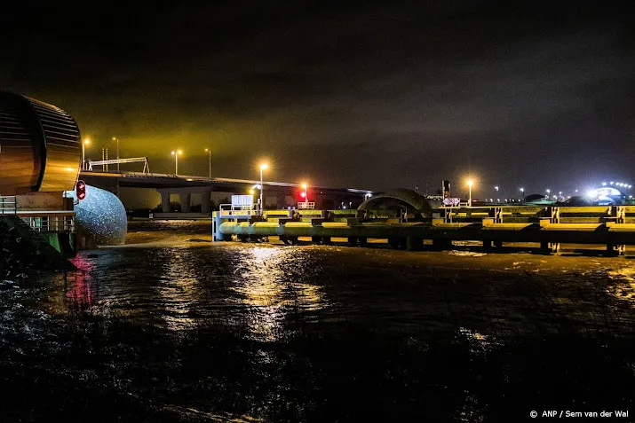 water in het ijsselmeer staat hoog ramspolkering mogelijk dicht