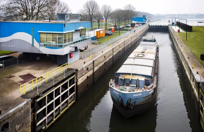 waterpeil maas daalt pompen weggehaald