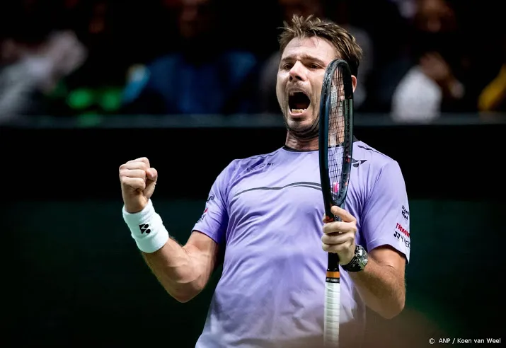 wawrinka bij laatste vier in rotterdam