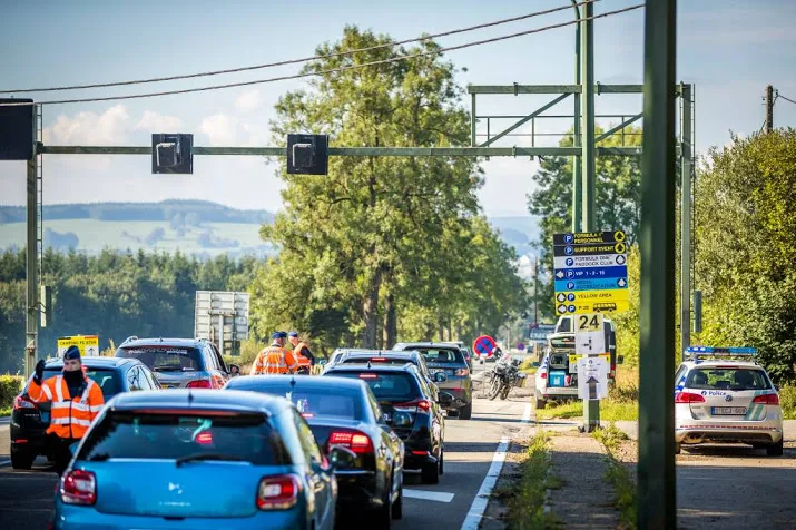 weer files na afloop grote prijs in spa
