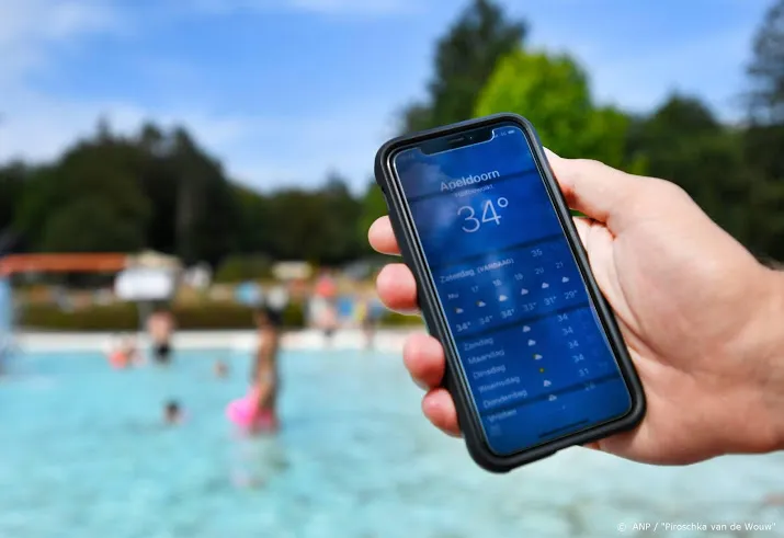 weer nl regionale hittegolf in zuid nederland een feit