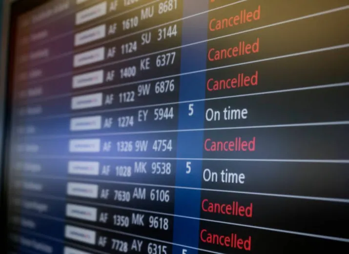 weer uitval door staking bij air france