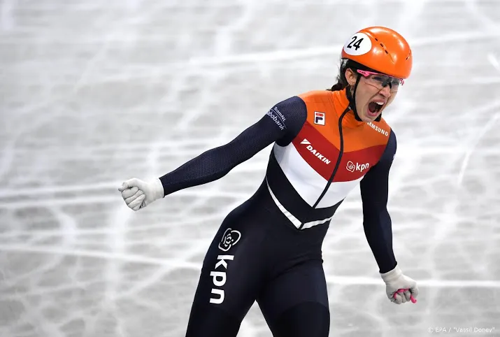 wereldbekerzege shorttrackster schulting
