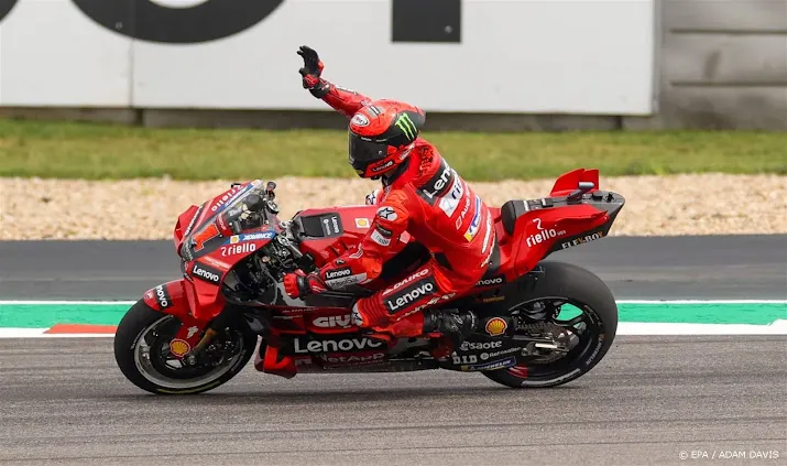 wereldkampioen bagnaia wint vanaf pole sprintrace motogp in texas