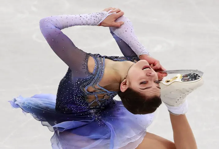 wereldkampioene medvedeva imponeert op spelen