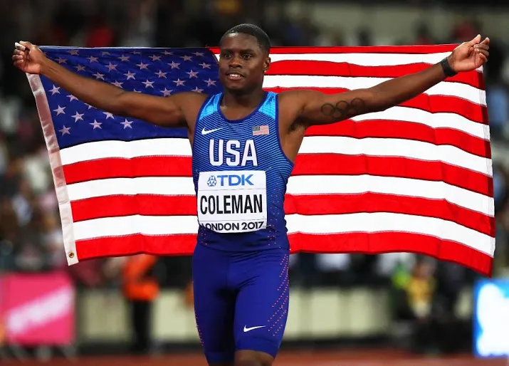 wereldrecordhouder coleman pakt goud 60 meter