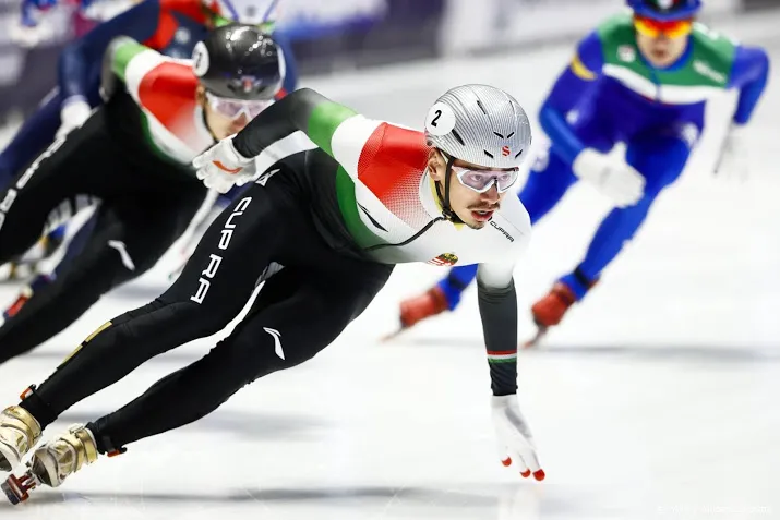 wereldtitel naar hongaarse shorttracker liu de laat vijfde