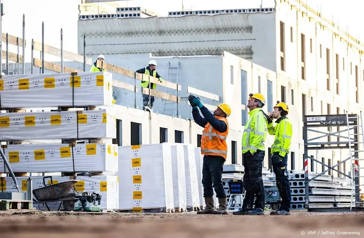 werkgelegenheid in bouw neemt volgend jaar af