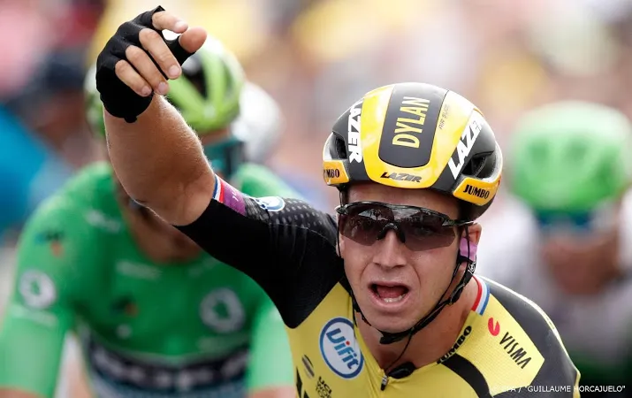 wielrenner groenewegen klopt jakobsen in ronde van valencia