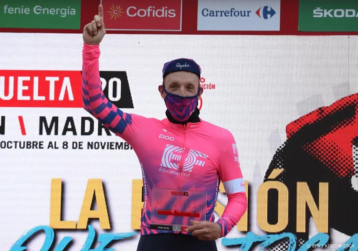 wielrenner woods wint zevende etappe vuelta