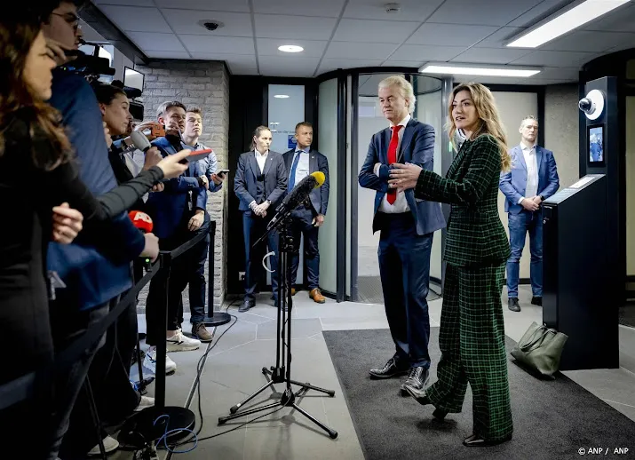 wilders wil eerst praten over inhoud vorm komt later wel