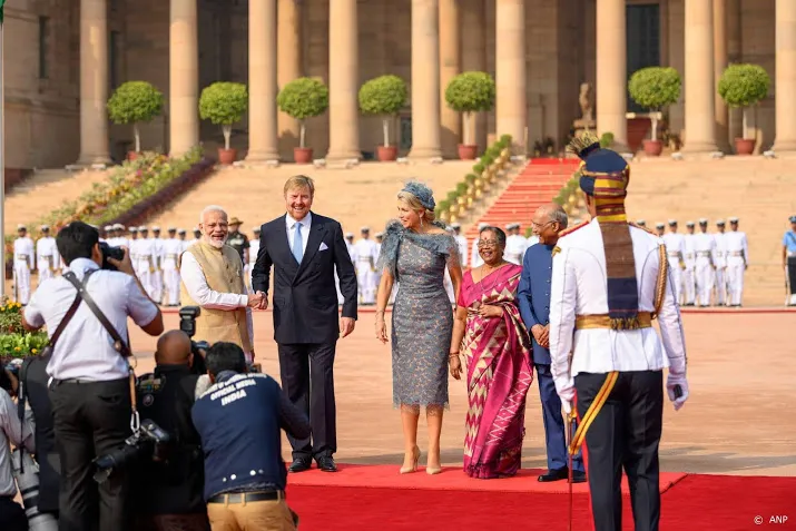 willem alexander lovend over gastland india