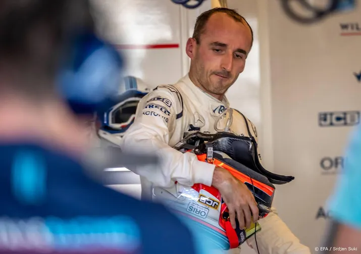 williams kan op zn vroegst woensdag testen