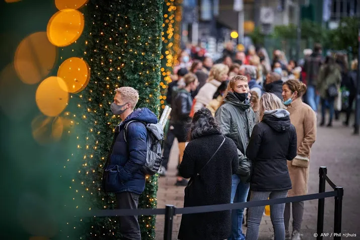 winkelstraten dag voor lockdown twee keer zo druk als normaal