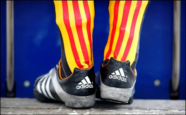 winst adidas trekt een sprintje