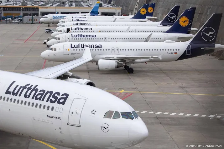 winstalarm duits luchtvaartconcern lufthansa door stakingen