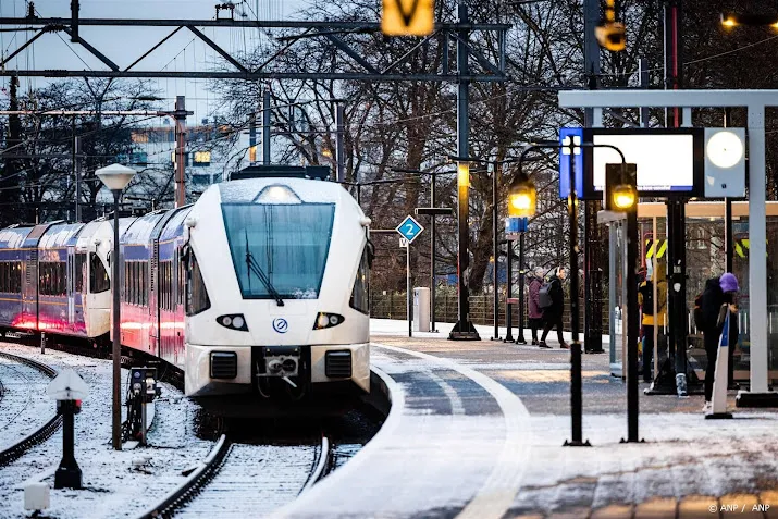 winters weer zorgt voor problemen op het spoor