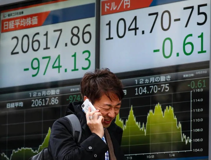 wisselvallig beeld op japanse beurs