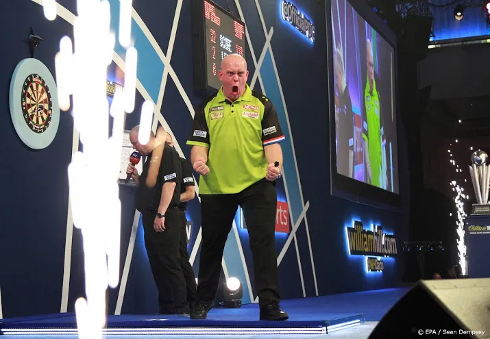 wk titel van gerwen trekt 15 miljoen kijkers