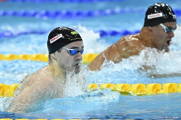wk zilver voor kamminga op 100 meter schoolslag