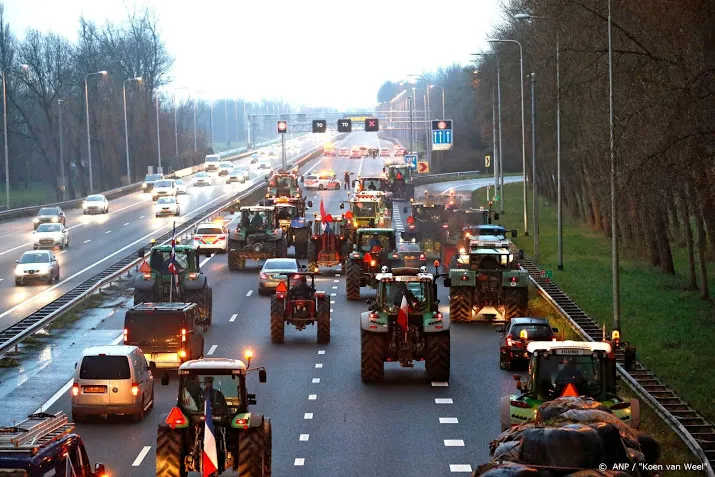 woensdag mogelijk verkeershinder door boerenprotest