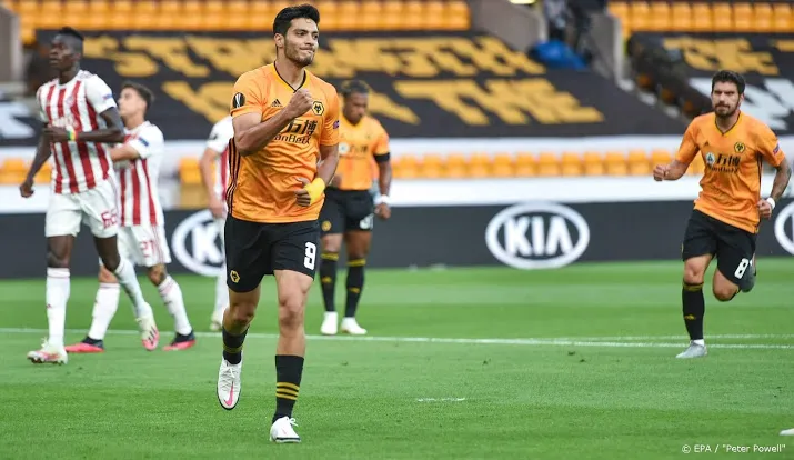 wolverhampton wanderers schakelt olympiakos uit in europa league