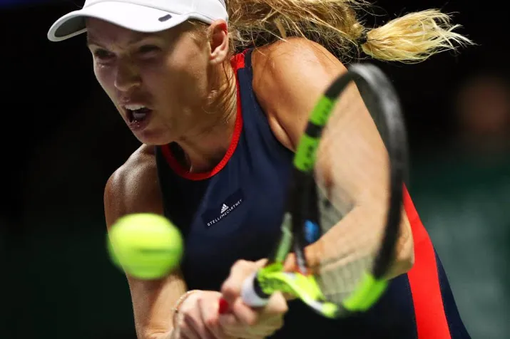 wozniacki kampt sinds us open met reuma