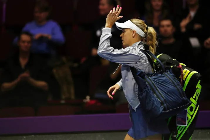 wozniacki uitgeschakeld in sint petersburg