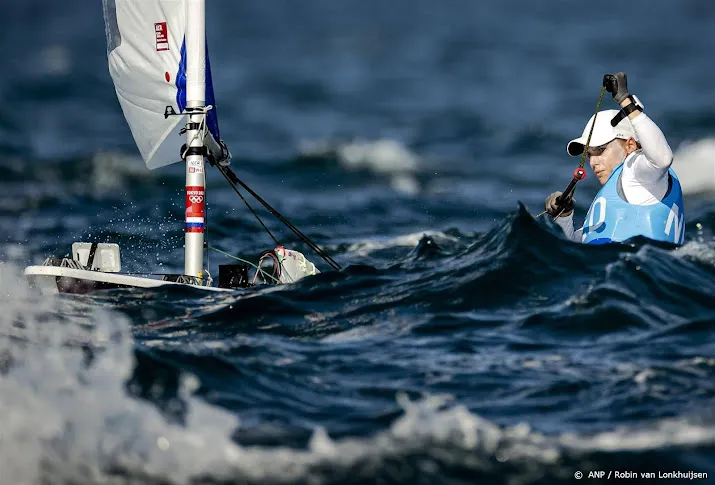 zeilsters handhaven zich aan kop in olympisch testevent