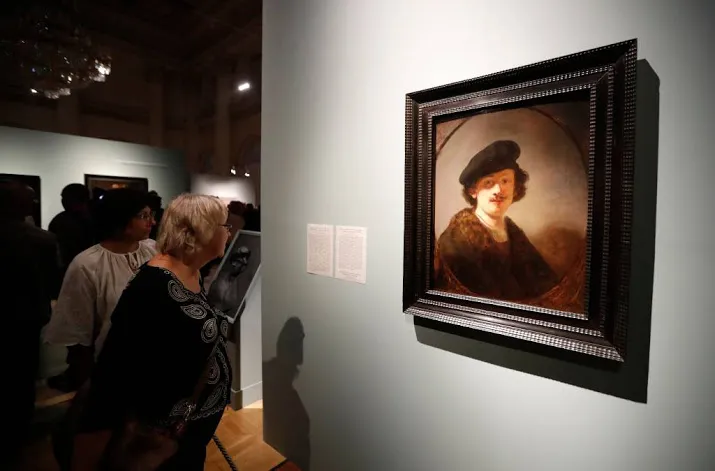 zelfportret rembrandt na 300 jaar terug