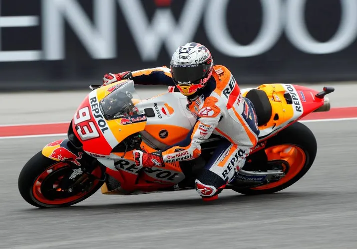 zesde pole op rij marquez in austin